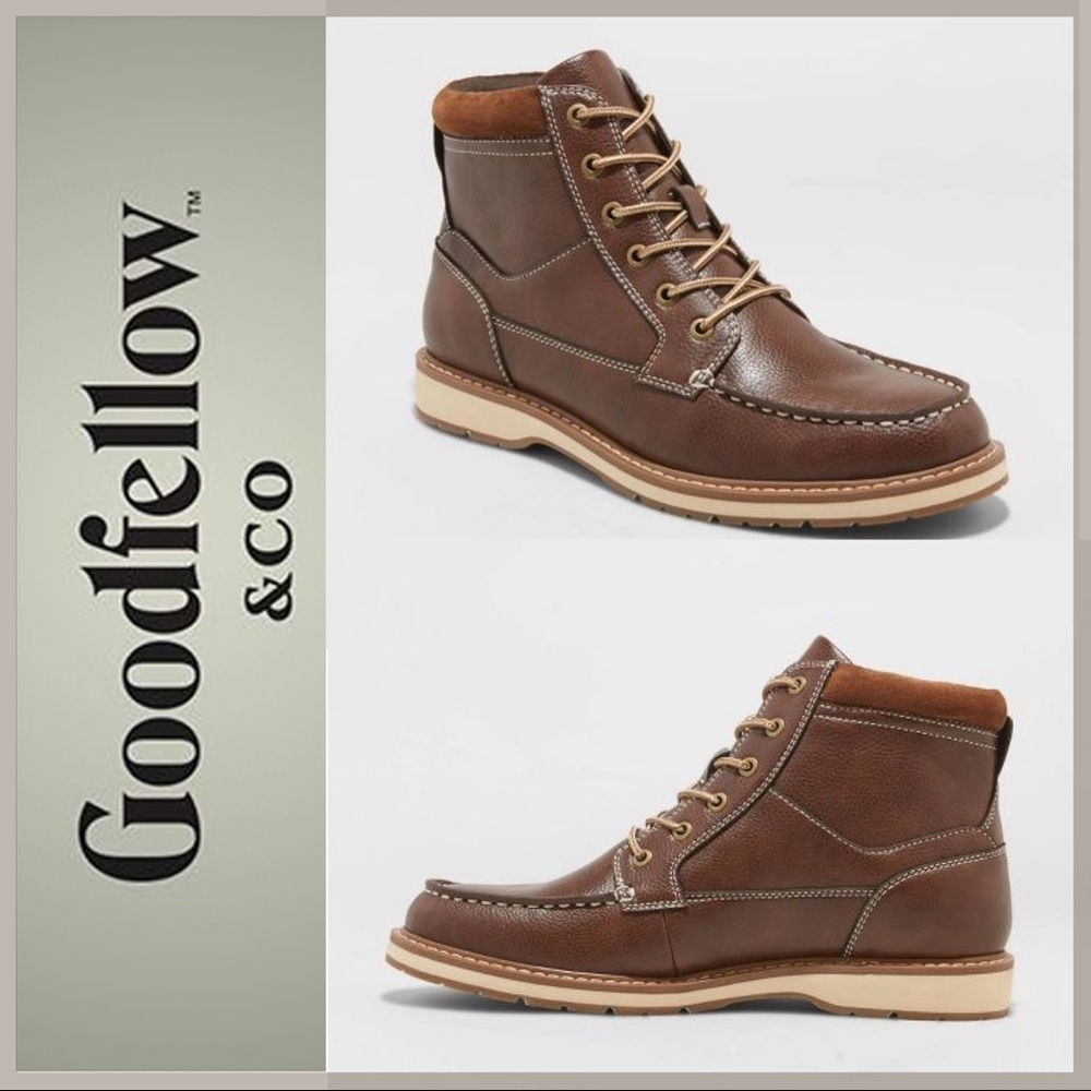 Goodfellow & Co. Men’s Lace-up Work Boots NWOT